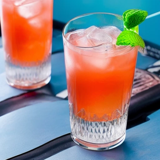 Blue Ice Mountain cocktail recipe