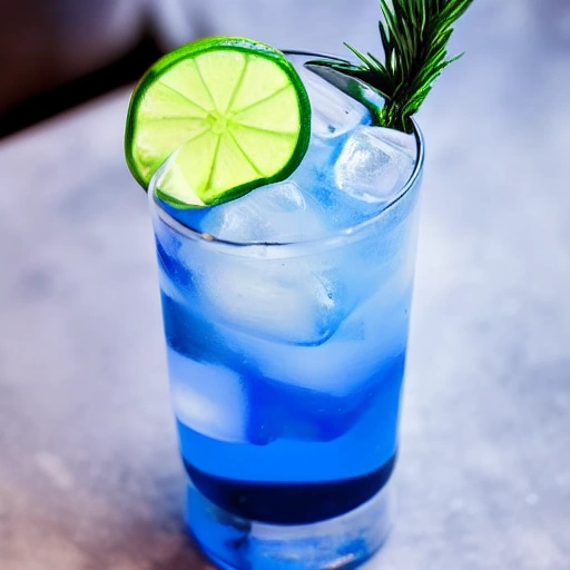 Blue Kisok cocktail recipe