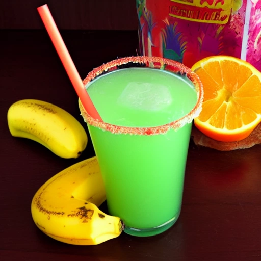 Banana Slush Punch cocktail recipe