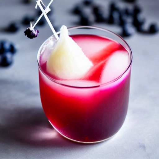 Blueberry Kami cocktail recipe