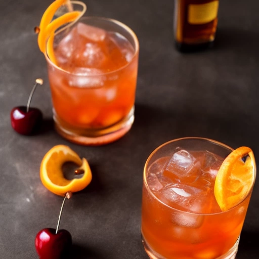 Bourbon Old-Fashioned cocktail recipe