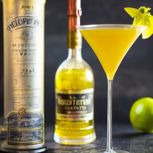 Golden Martini cocktail recipe