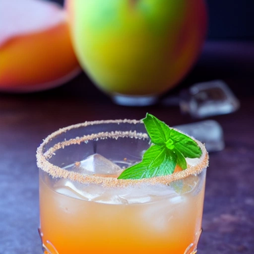 Spiced Peach Punch cocktail recipe