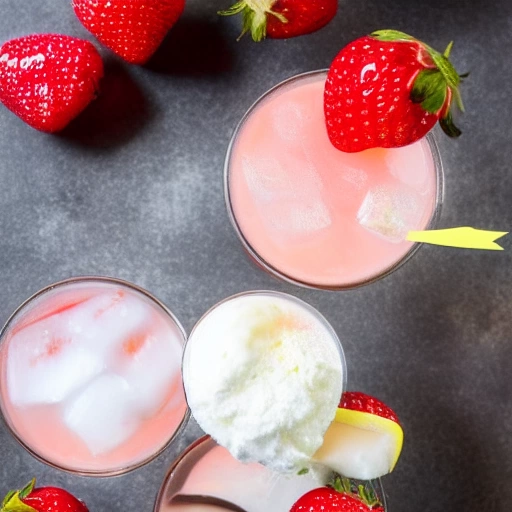 Strawberries And Cream cocktail recipe