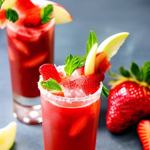 Strawberry Bolle cocktail recipe