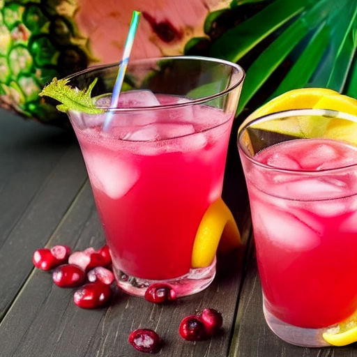 Tropical Hibiscus cocktail recipe