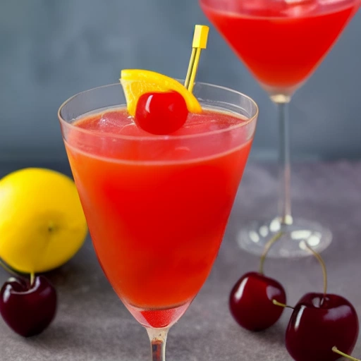 Cherry Screwdriver cocktail recipe
