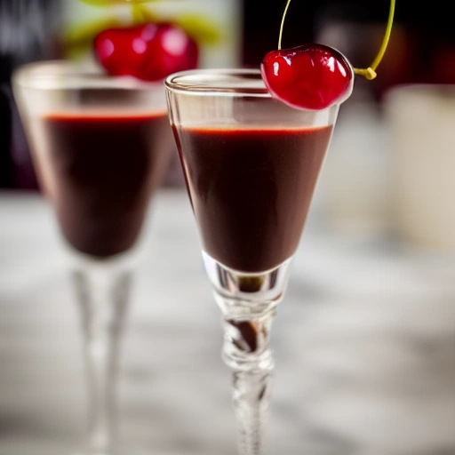 Chocolate Covered Cherry Shot cocktail recipe