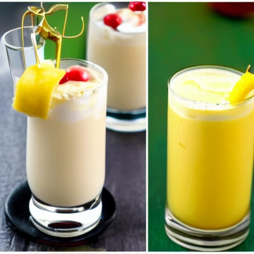 Banana Colada cocktail recipe