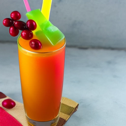 Malibu Reggae Rainbow cocktail recipe