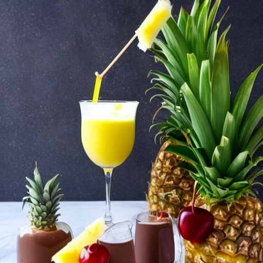 Dressed Up Pina Colada cocktail recipe