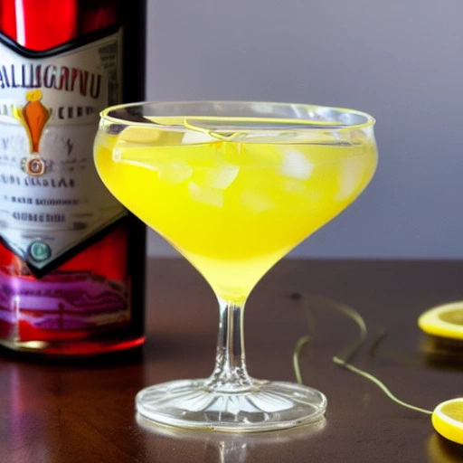 Flaming Lemon Drop cocktail recipe