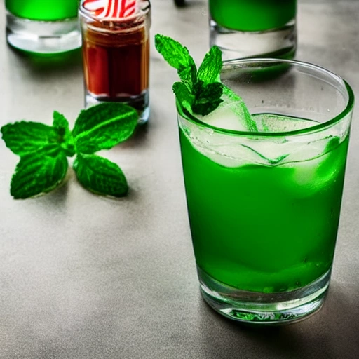 Fresh Mint Liqueur cocktail recipe