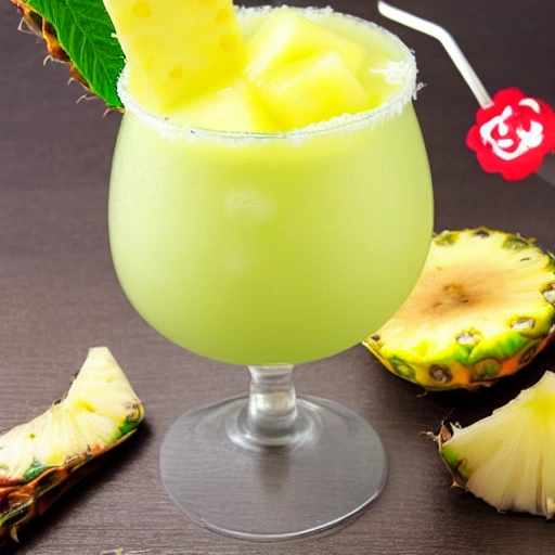Frozen Pineapple Daiquiri cocktail recipe