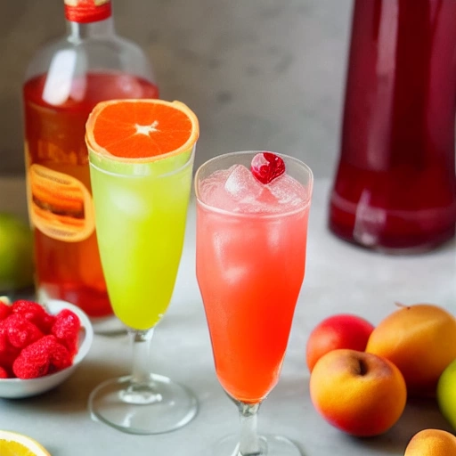 Fruit And Sherbet Punch cocktail recipe