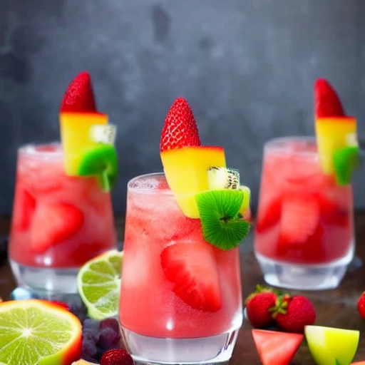 Fruit Salad Daiquiri cocktail recipe