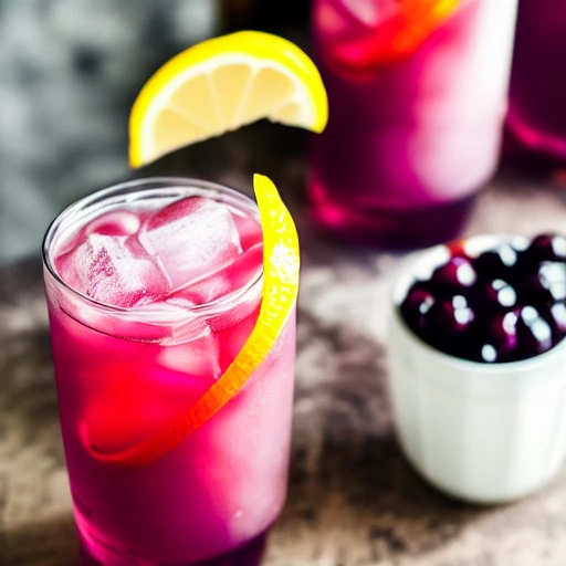 Gin-Cassis Fizz cocktail recipe