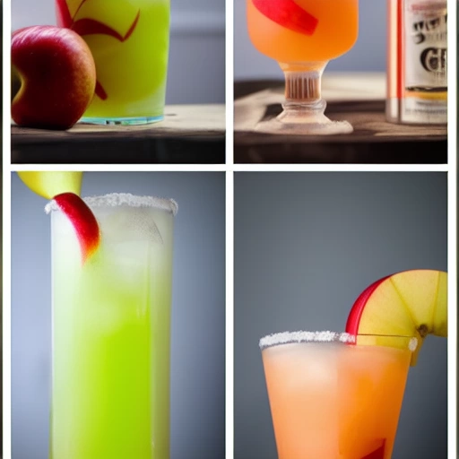 Apple Coconut Sour cocktail recipe