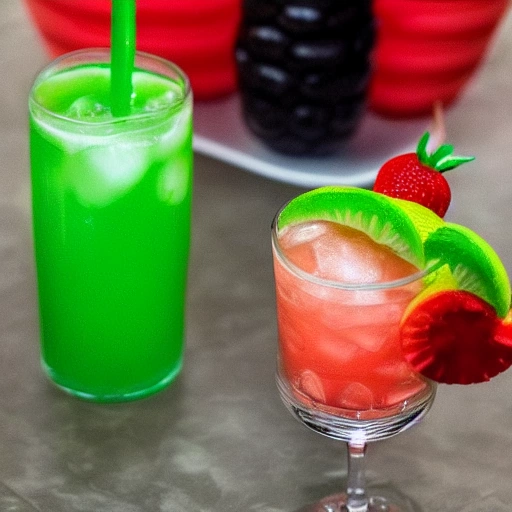 Green Monster Party Punch cocktail recipe