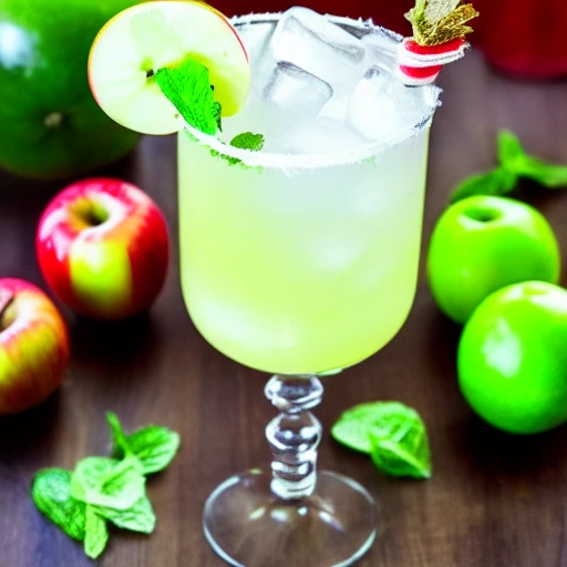 Apple Mojito cocktail recipe