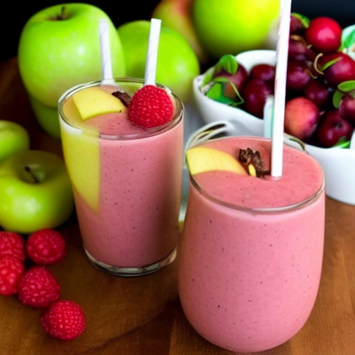 Apple Berry Smoothie cocktail recipe