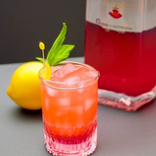 Cherry Lemon Drop cocktail recipe