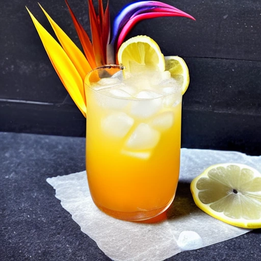 Bird of Paradise Fizz cocktail recipe
