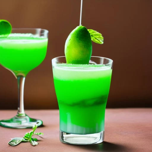 Midori Green Russian cocktail recipe