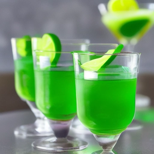Midori Jello Shots cocktail recipe