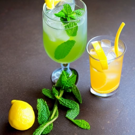 Mint Collins cocktail recipe
