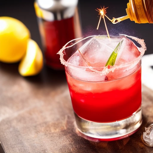 Flaming Open Wound cocktail recipe