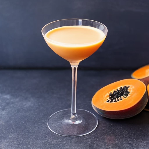 Papaya Milk Splash cocktail recipe
