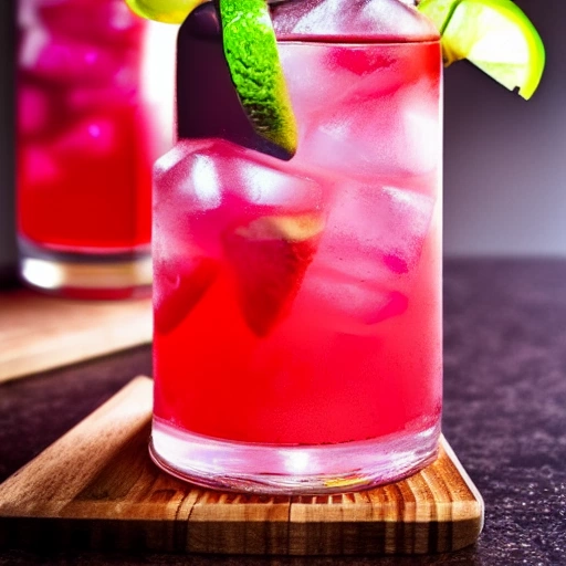 Pink Gin Tonic cocktail recipe