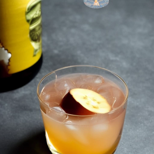 Pisang Pistace cocktail recipe