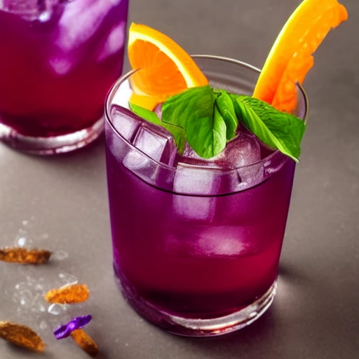 Purple Mexican cocktail recipe