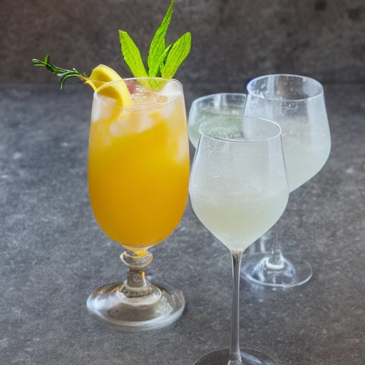 Champagne Lemon cocktail recipe