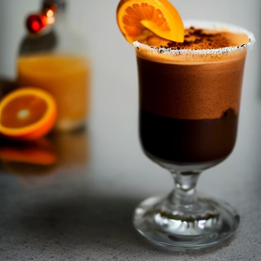Chocolate Orange Frappe cocktail recipe