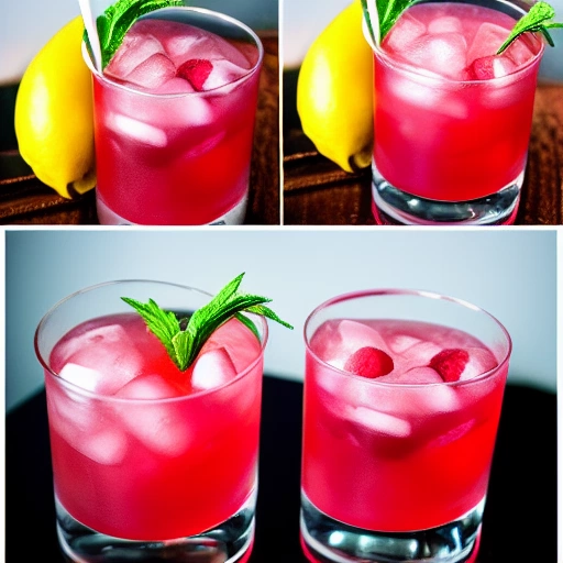 Raspberry Cooler cocktail recipe