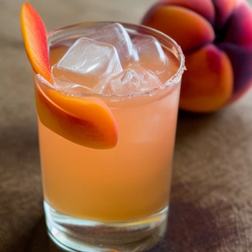 Royal Peach cocktail recipe