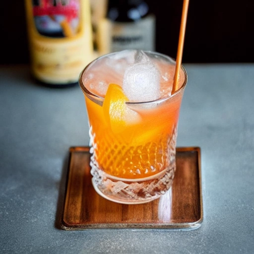 Rum Old-Fashioned cocktail recipe