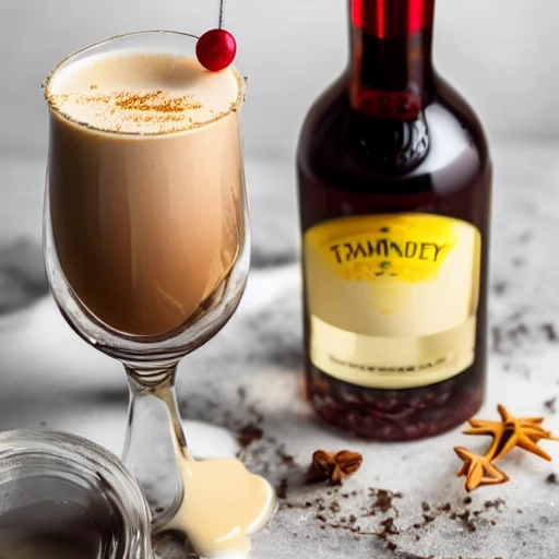 Brandy Eggnog cocktail recipe
