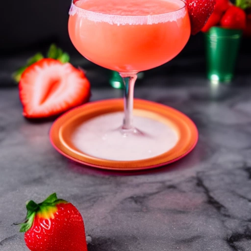 Strawberry Tropicolada cocktail recipe