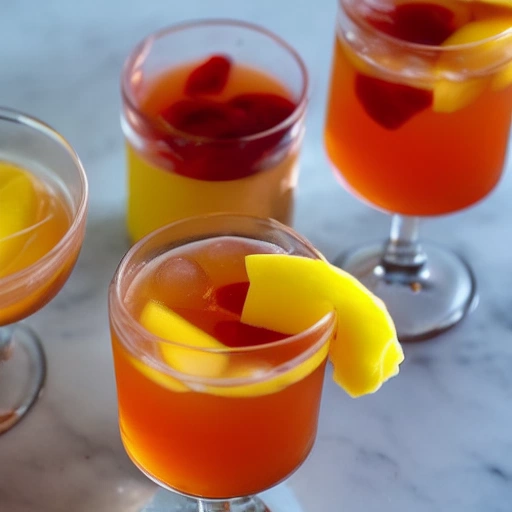 Tropical Whiskey Punch cocktail recipe