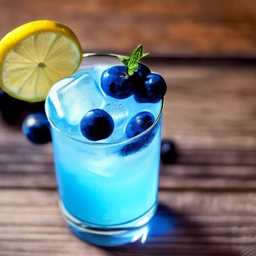 Blue Solute cocktail recipe