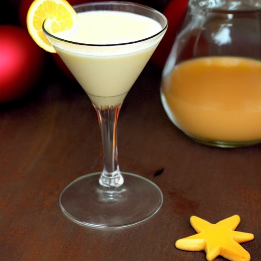 Egg Nog Captain Morgan cocktail recipe
