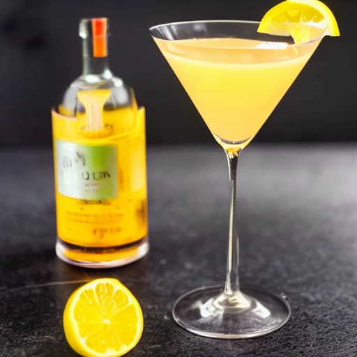 Flaming Lemon cocktail recipe
