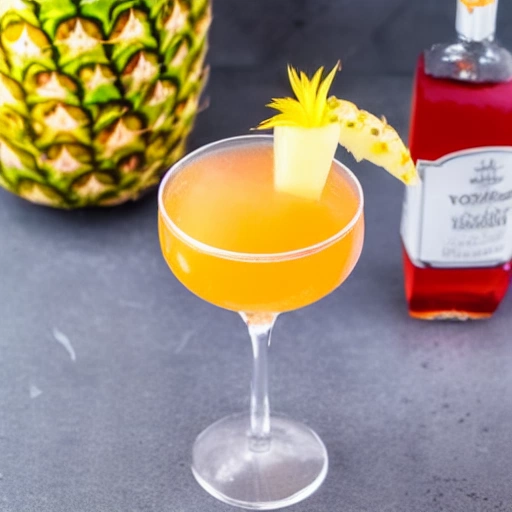 Pineapple Upside Down cocktail recipe
