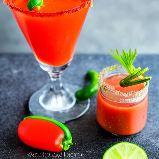 Wasabi Bloody Mary cocktail recipe