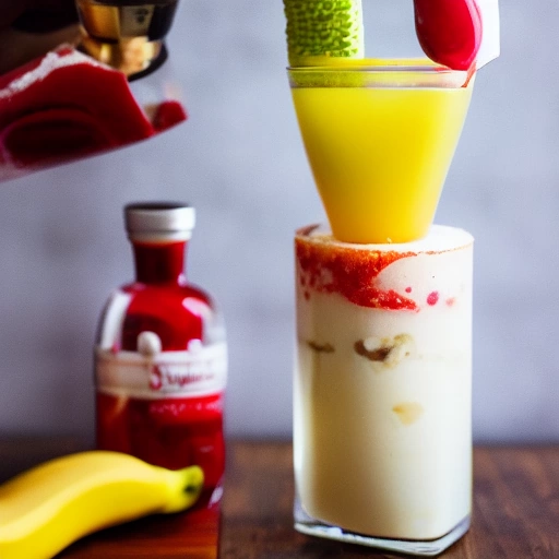 Banana Split Shooter cocktail recipe