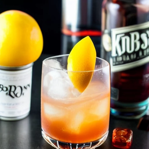 Bourbon a la Kris cocktail recipe